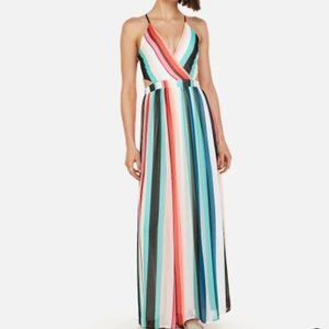 Express Rainbow stripe boho dress
